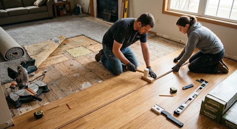 Bamboo Flooring Installation in Westminster, MD
