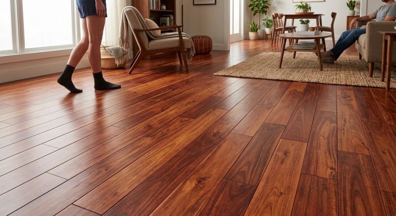 Cherry Floor Installation in Towson, MD