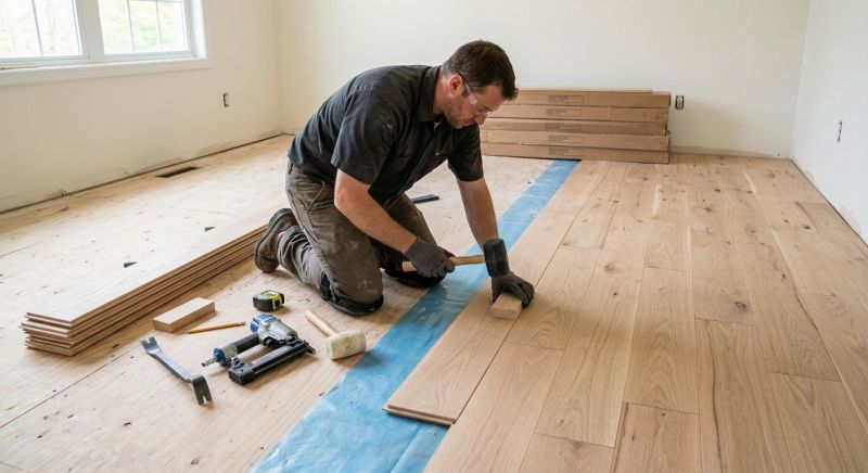 Hardwood Floor Installation in Phoenix, MD