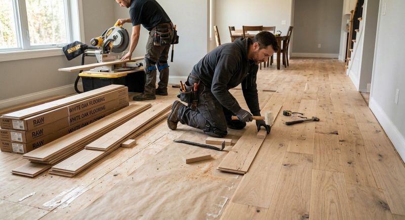 Hardwood Floor Installation in Phoenix, MD