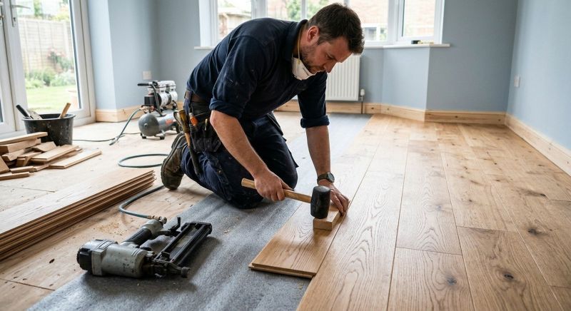 Hardwood Floor Installation in Woodstock, MD