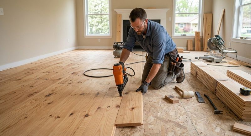 Hardwood Floor Installation in Woodstock, MD