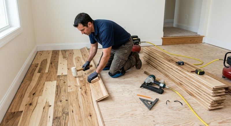 Hickory Floor Installation in Westminster, MD