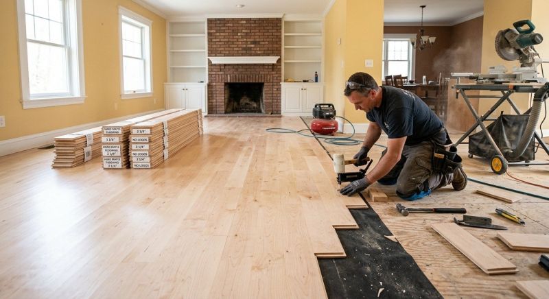 Maple Flooring Installation in Marriottsville, MD