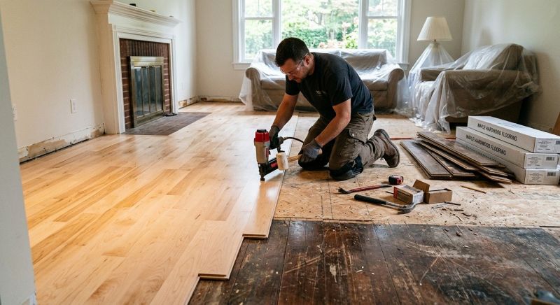 Maple Flooring Installation in New Oxford, PA