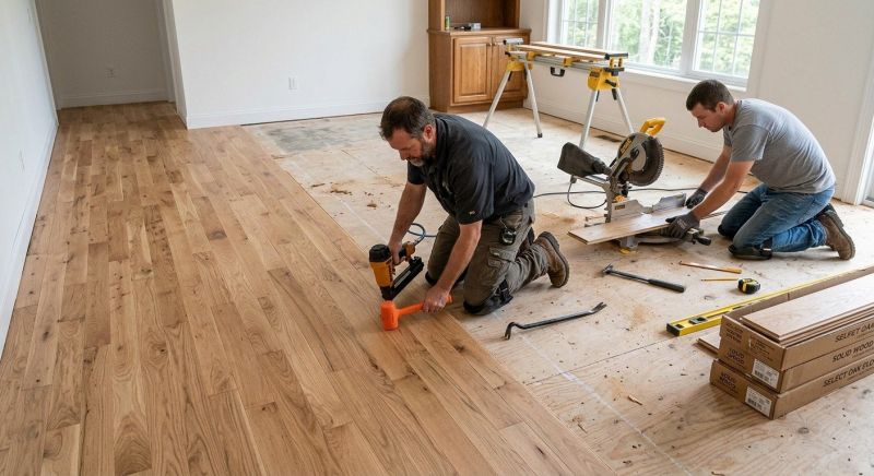 Oak Floor Installation in Fairfield, PA