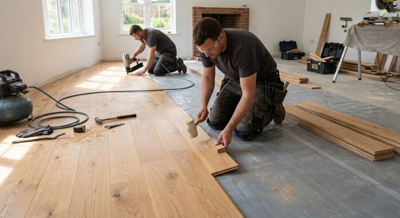 Oak Floor Installation in Frederick County, MD