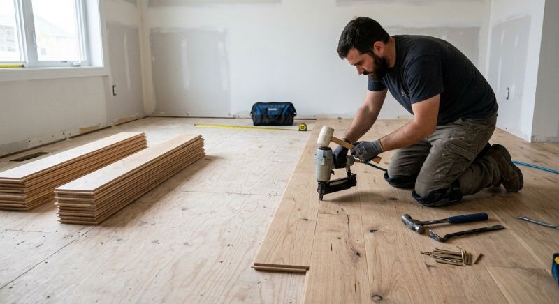 Oak Floor Installation in Frederick, MD