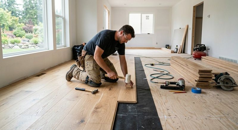 Oak Floor Installation in Keymar, MD