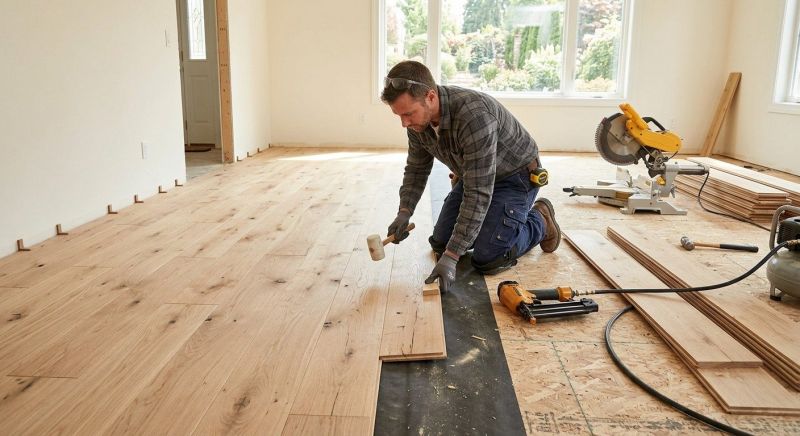 Oak Floor Installation in Keymar, MD