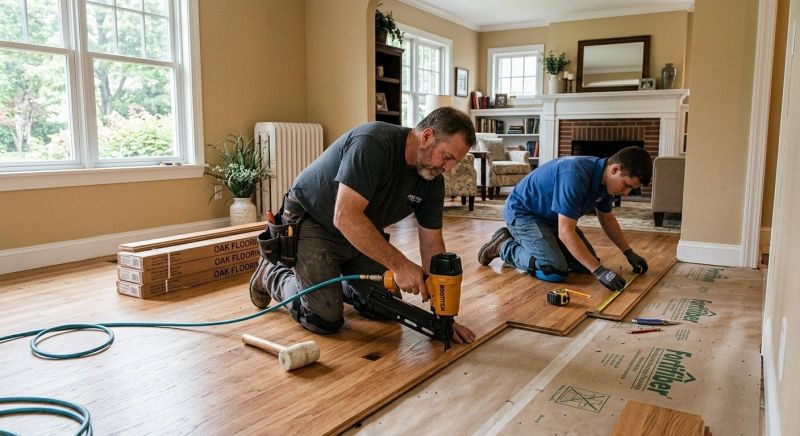 Oak Floor Installation in Littlestown, PA