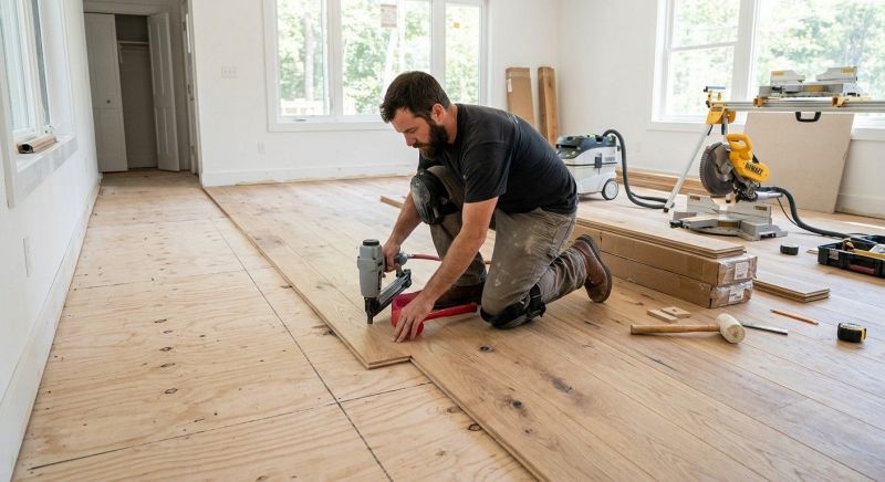 Oak Floor Installation in Parkton, MD