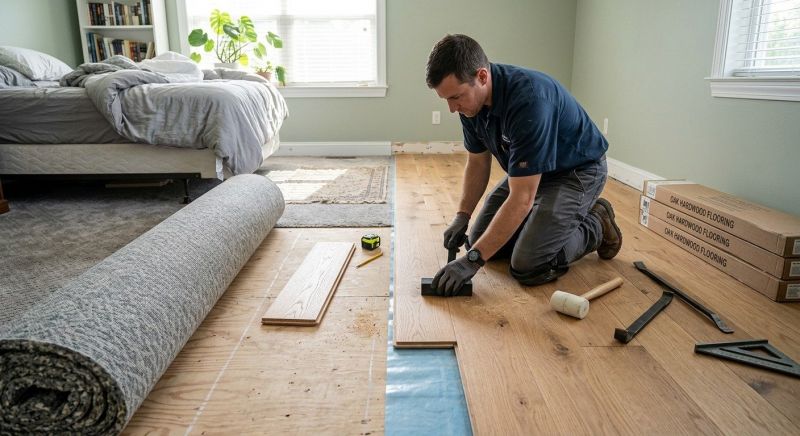 Oak Floor Replacement in Westminster, MD