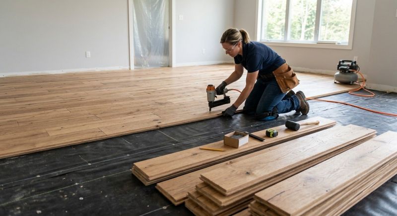 Plank Floor Installation in Westminster, MD