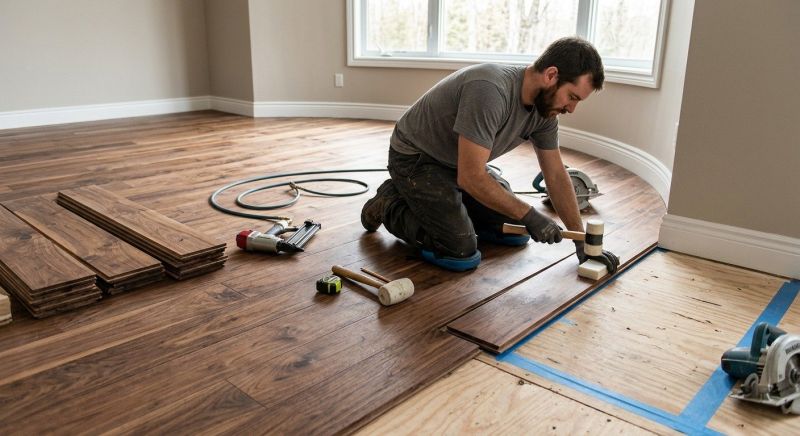Walnut Flooring Installation in Westminster, MD