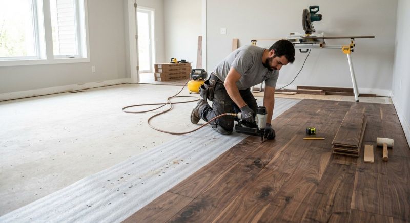 Walnut Flooring Installation in Westminster, MD