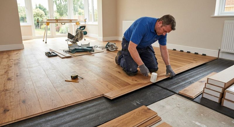 Wide Plank Floor Installation in Westminster, MD