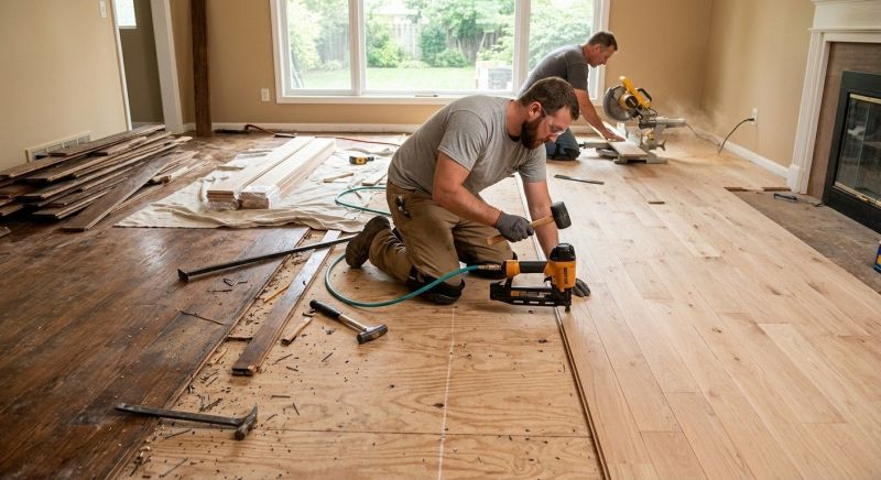 Wood Floor Replacement in Carroll County, MD