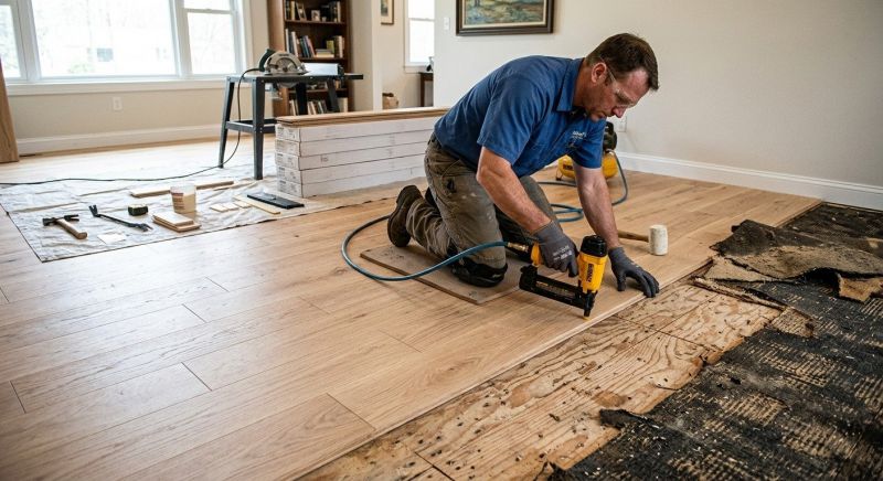 Wood Floor Replacement in Damascus, MD