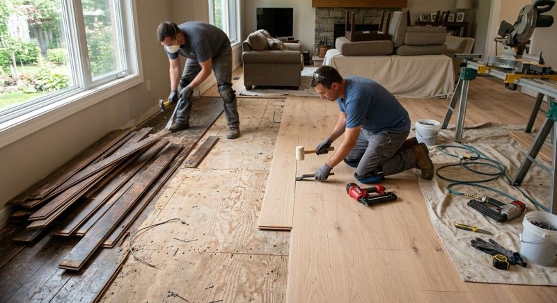 Wood Floor Replacement in Fairfield, PA